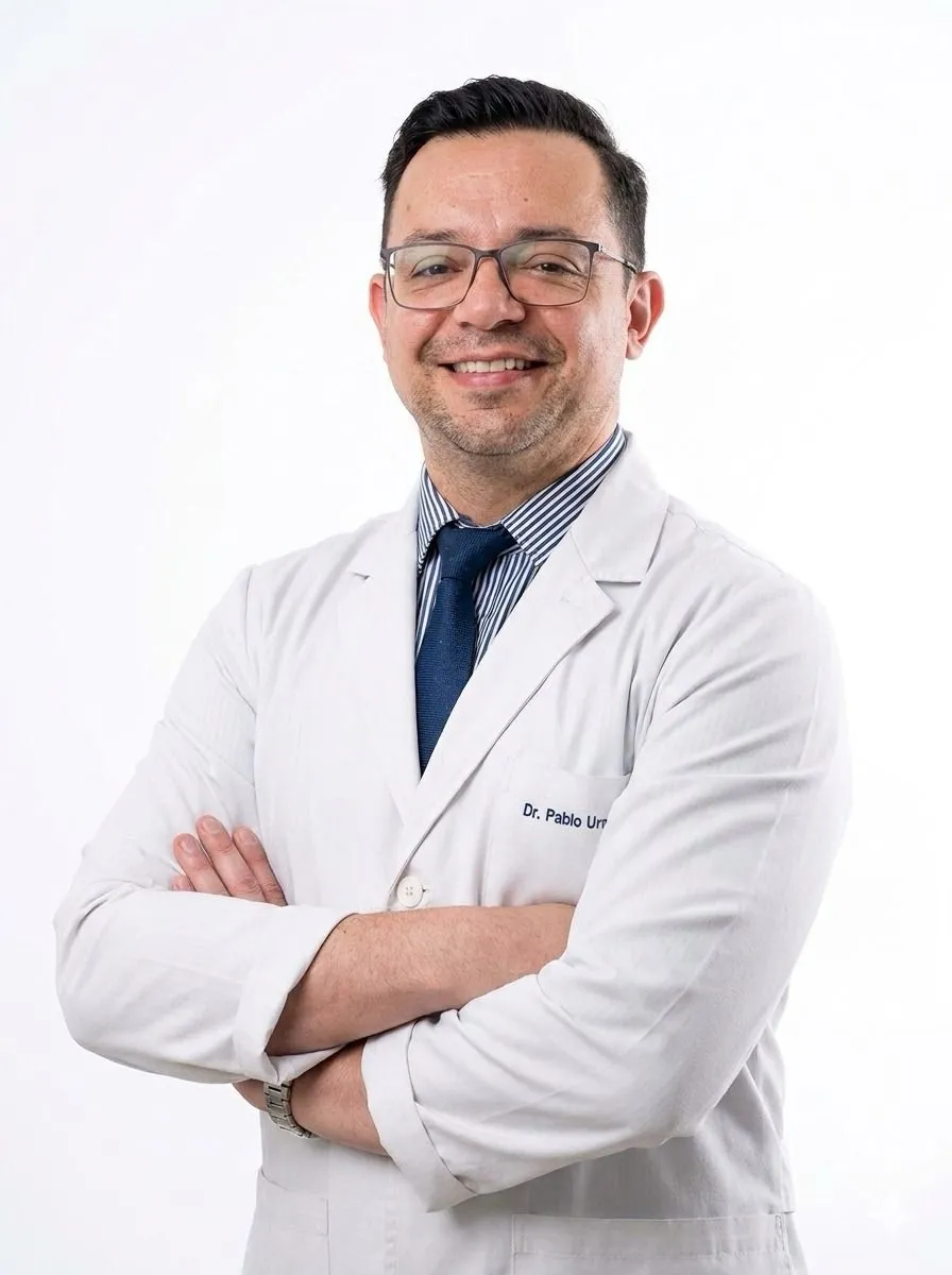 Doctor en centro médico Pablo Bezama Urriola